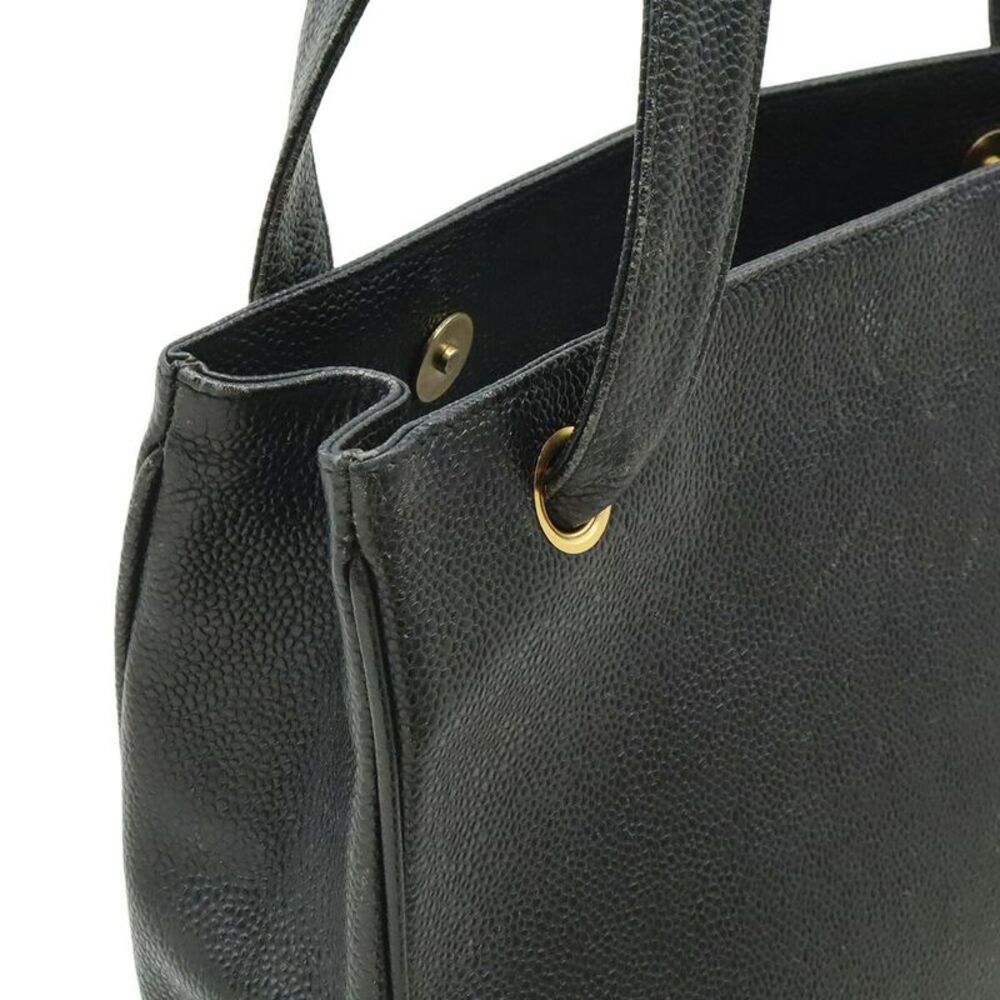 Chanel Caviar Skin Coco Mark Tote Bag - Picture 4 of 9